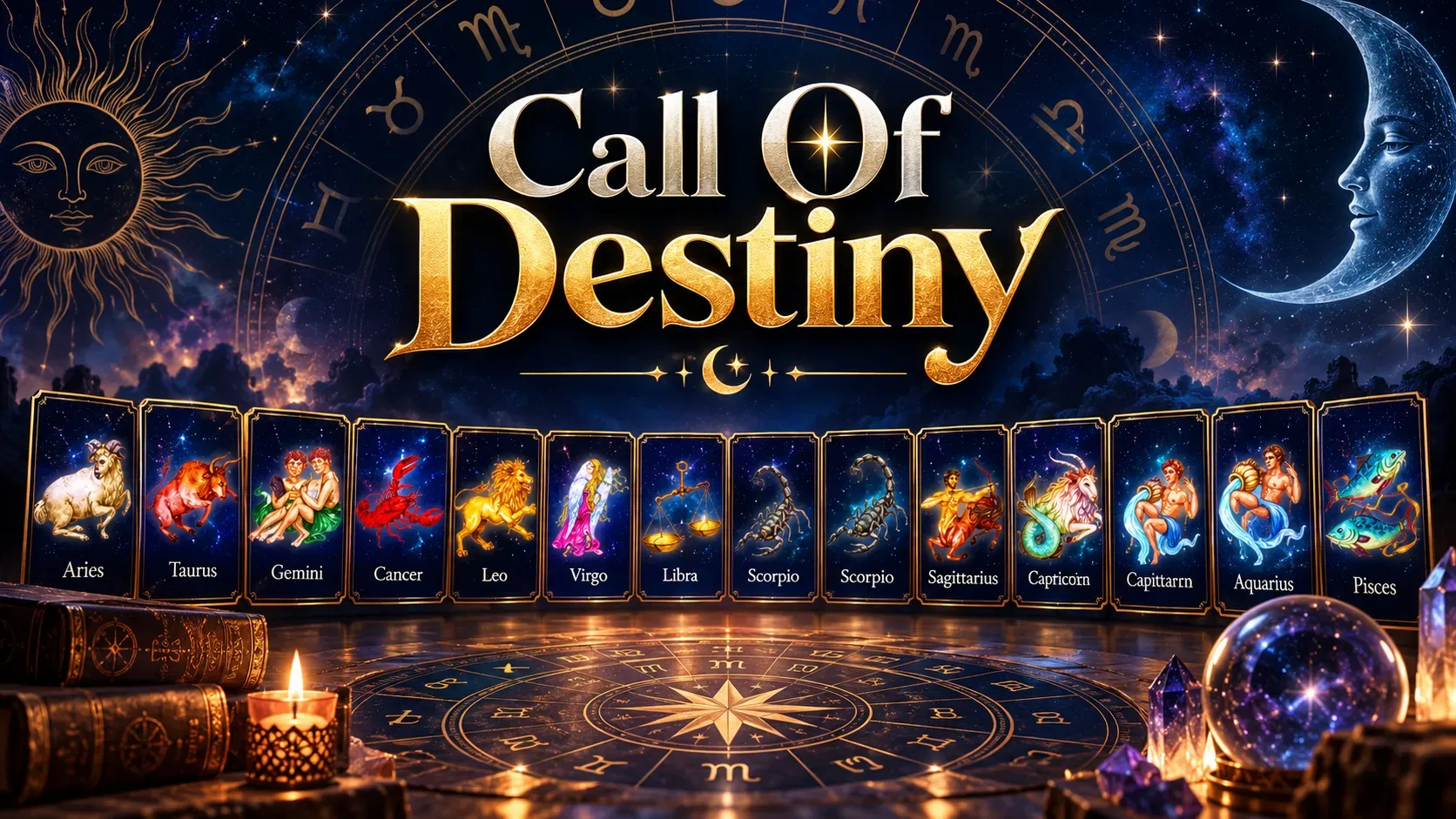 Call Of Destiny astrology and numerology report artwork used as a reading guide reference